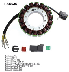 Uzwojenie alternatora (stator) cam am traxter 500 (99-05) (420296321)