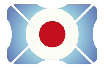 naklejka na tył kasku wielokrotnego użytku target bumper