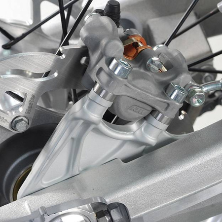 Zestaw podwyższający do tarczy oversize tył do ktm: sx85, husqvarna: tc85, '14 - ,ktm freeride '12-'14 (zawiera: tarcze,klocki,adapter)