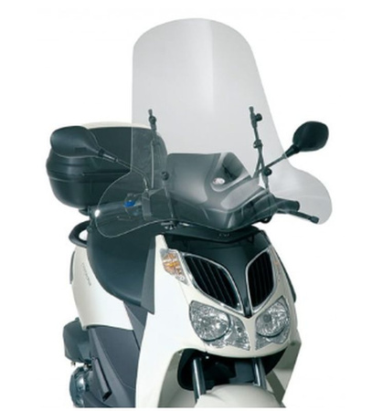 Szyba kymco / sym / peugeot / yamaha / aprilia / honda przezroczysta 66 x 67 cm - bez mocowań