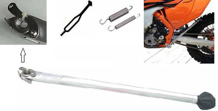 Stopka boczna ktm exc/excf '17-20, husqvarna fe/fx/te '17-20 kolor srebrny (aluminiowa) (oem: 79003023044)