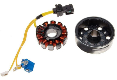Stator iskrownik + koło magnesowe do Piaggio Fly 125