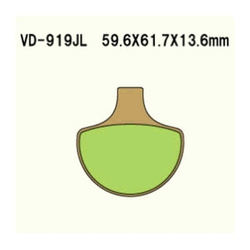 Klocki Hamulcowe Vesrah  Vd-919jl