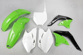 Komplet plastików kawasaki kxf 450 '06 kolor oem (zielony/biały) (ka205e999)