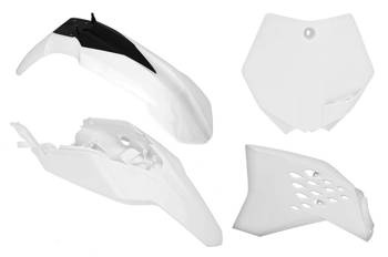 Komplet plastików ktm sx 65 09-11 kolr biały (z tablicą)