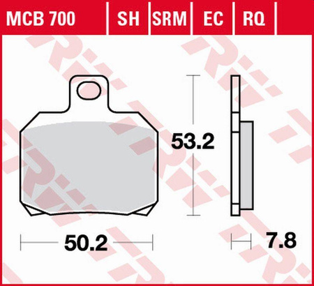 Klocki hamulcowe kh266 sinter street ducati hypermotard 950 '19-, 1000/1200 multistrada,  v4 panigale '18-, ktm rc8 1190 '09-'15, superduke 