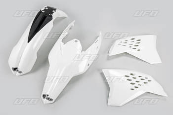 komplet plastików ktm exc '11 kolor biały (kt512e047)