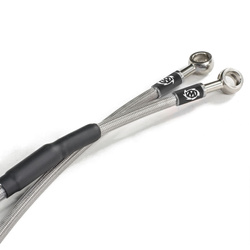 PRZEWÓD HAMULCOWY W STALOWYM OPLOCIE TYŁ KTM SX/SXF/SX-F/EXC/EXCF/EXC-F '17- , HUSQVARNA TE/TC/FE/FC , GASGAS EC/EX/MC (PATRZ OPIS DODATKOWY)