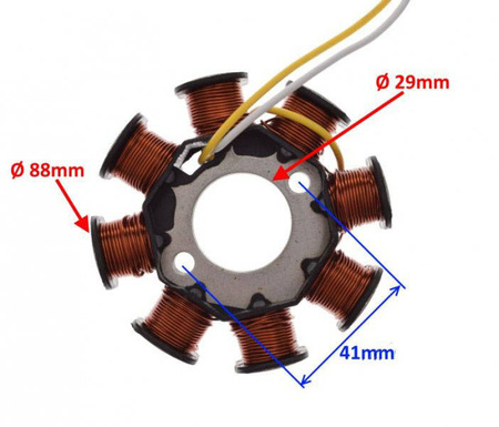 Iskrownik 8 cewek skuter Kymco Super 8 2T Euro 2