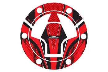 Osłona Wlewu Paliwa Puig Do Kawasaki (Wzór Radikal) Czerwona