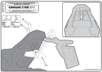 adapter do zamontowania stelaża bocznego tk267 bez użycia stelaża centralnego