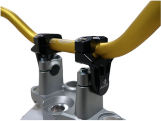 Mocowanie/podwyżki kierownicy (dół-22,2/góra-22,2mm) wys. 50mm kolor czarny