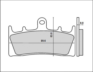 Klocki hamulcowe kh188 kawasaki/suzuki przód (ft 3060)