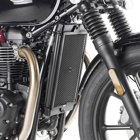 Osłona Chłodnicy Triumph Street Twin 900 '16-'22 Czarna