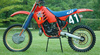 Komplet naklejek (oklein) honda cr 125 '87-'88 replica team honda