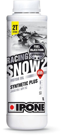 Ipone snow racing 2t olej do skuterów śnieżnych 1l (zapach truskawkowy) (-45st.c) (akc) (15)