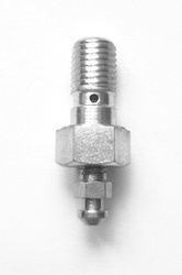 Śruba krótka z odpowietrznikiem m10x1 (drobny gwint)