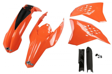 Komplet Plastików (Full Kit) Z Osłonami Teleskopów (Amortyzatorów) Ktm Exc '09-'10 Kolor Oem (Pomarańczowy) (Kt511e999)