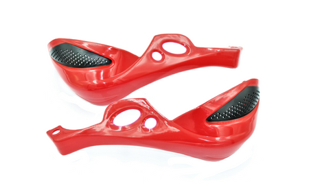 Handbary Power Force - Czerwone Osłony Rąk, Dłoni Enduro Cross Quad-Atv Gy6107812-H