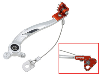 Dźwignia hamulca nożnego ktm sx 125/250 '17-20, sxf 250/350/450 '17-20, husqvarna tc 125 '17-18, fc 250/350/450 '17-20, fx 350 '17-20 (oem: 79413050044) (pomarańczowa stopka)