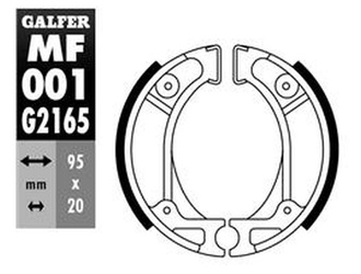 Szczęki hamulcowe 2022/09 tył honda crf 70/80/100f '04-, dio 50 '91-'93, ne 50 vision '85-, kymco fever zx 50 '97-, sa 75/80 vision '89-,