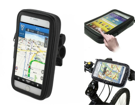 UCHWYT GPS MOTOCYKLOWY NA KIEROWNICĘ 60X125 MM ROZM. S