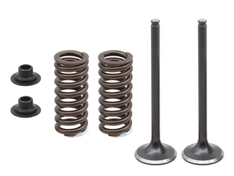 ZAWORY WYDECHOWE (ZESTAW ZE SPRĘŻYNAMI I PODKŁADKAMI) HONDA CRF 250R '16-17 STALOWE (14721-KRN-B10)