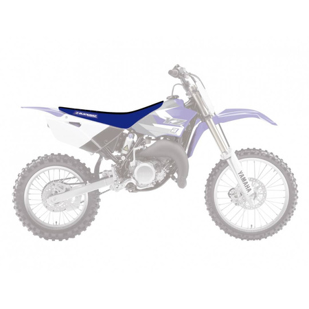 Pokrowiec/poszycie na siedzenie yamaha yz 85 '02-'18 double grip, kolor czarny/niebieski, logo yamaha - zastępuje e1232x