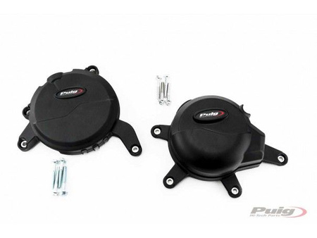 Pokrywy dekli silnika puig do ktm 390 duke 16-20 / rc390 18-19 czarne