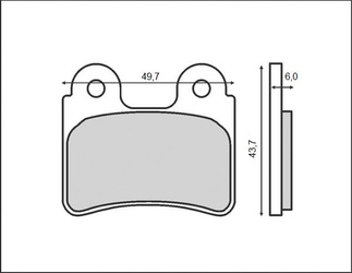 Klocki hamulcowe kh303 (ft 3040)