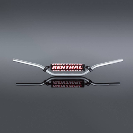 Kierownica 7/8 cala (22mm) 4.5 in trialhandlebar silver kolor srebrny z gąbką