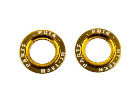 Aluminiowe pierścienie do protektorów kół puig phb19 złote