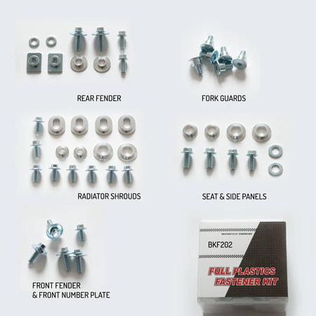 komplet śrub do plastików yamaha yzf 250 '10-'13, wr 450f '12-'14 (bkf-202)