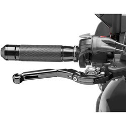 Regulowana Dźwignia Hamulca 2.0 Puig (Przedłużana, Wymaga Adaptera) Czarno-Srebrna