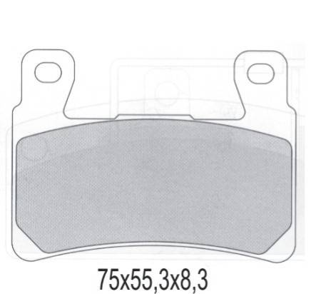 Klocki hamulcowe kh265 / kh296 półmetaliczne (oferta specjalna) wycofane z oferty