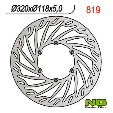 Tarcza hamulcowa przód suzuki rm/rmz/drz/yz/yzf (320x118x5) supermoto 320mm