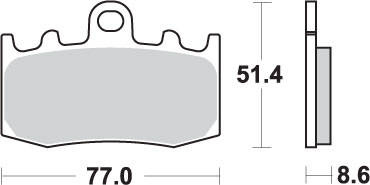 Hamulcowe kh335 street excel sinter kolor złoty pasuje do: bmw r850/1100/1150/1200, k1200/1300 przód