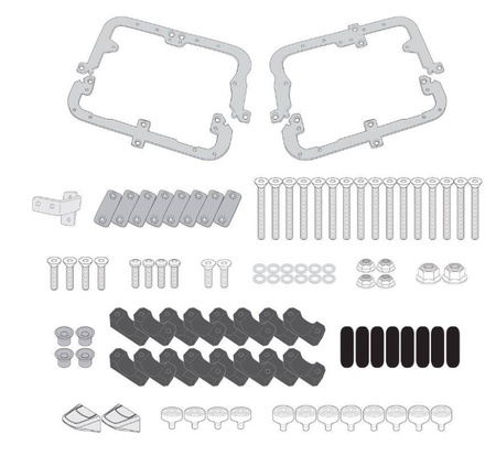 adapter do oryginalnego stelaża kufrów bocznych bmw r 1250gs/adventure '19-21 pod kufry monokey - patrz opis dodatkowy wycofane z oferty