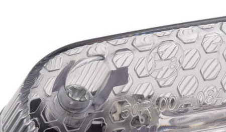 Lampa tylna LED motocykl skutera ATV biały klosz