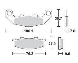 KLOCKI HAMULCOWE TRW MCB586