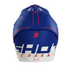 Kask enduro Shot Furious Raw 3.0 niebieski/biały/czerwony mat
