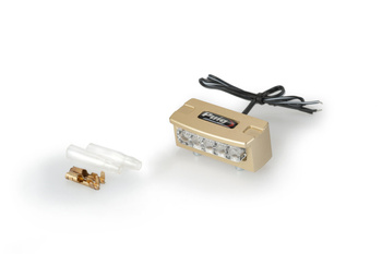 Uniwersalne Oświetlenie Rejestracji Led Puig  45x20mm Złote