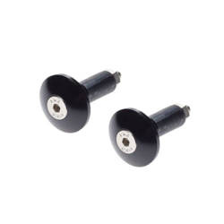 Końcówki kierownicy czarne uniwersalne