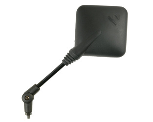 Lusterko uniwersalne regulowane lewe/prawe m10 prostokątne kolor czarny (e362)