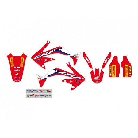 Komplet naklejek (oklein) honda crf 450 05-08 replica team hrc 20