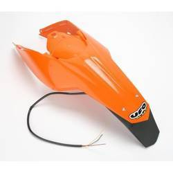 Błotnik tył ktm sx/sxf '11-'13 z lampą kolor pomarańczowy ( enduro z lampką led )