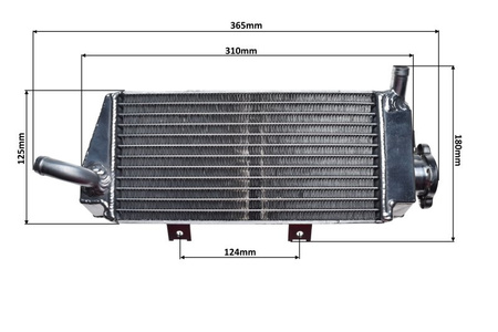 Chłodnica cieczy do motocykla HONDA CRF450X 2005-2016