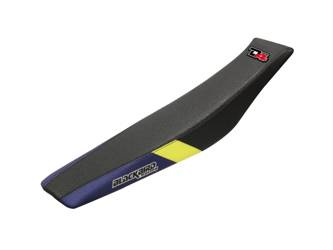 Pokrowiec/poszycie na siedzenie husqvarna te/tc '00, dream 4 kolor czarny/niebieski/żółty