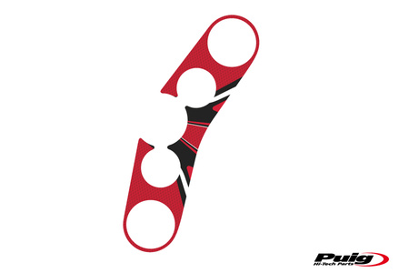 Radikal osłona półki kierownicy puig do suzuki gsr750 11-16 czerwony