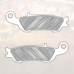 Klocki hamulcowe kh450 off road yamaha yz/yzf przód sinter metal (spiek metaliczny)